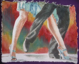 High Stepping IV, also available as a giclée and greeting card